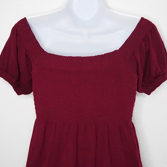 Forever 21 | Maroon Off Shoulder Dress - Picture 3 of 4